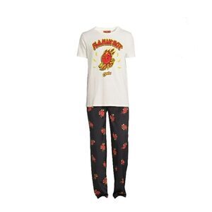 Men’s Cheetos Flaming Hot Sleep Lounge Pajama 2-Piece Set Size 2X